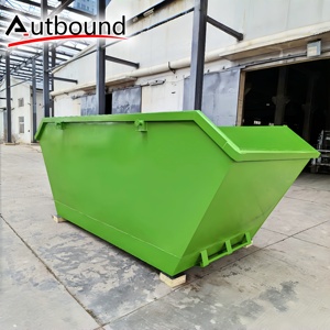 حاوية نفايات صناعية كبيرة السعة بطول 8 أمتار مصنوعة من الفولاذ Q235/Q345/المجلفن - الخيار الأمثل لتخزين النفايات الصناعية - Product Image 1