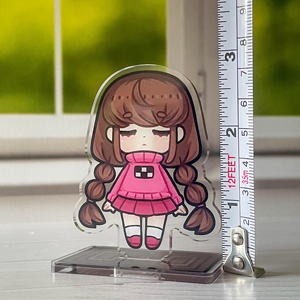 Support en acrylique OEM ODM Yume Nikki Chibi, impression double face, 3 pièces - Product Image 4