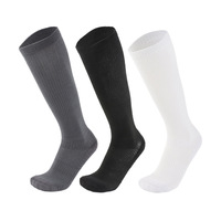 Chaussettes de compression amincissantes personnalisées pour les ventes transfrontalières, en fibre de bambou, antibactériennes, anti-odeurs, pour le sport