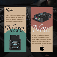 Herramienta de Diagnóstico para Automóviles Vgate Vlinker FS con Bluetooth, Escáner OBD Inalámbrico BT OBD2