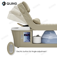 Chauffage de l'eau Circulation Tête de lavage Thérapie Spa Lit de massage pour shampooing et pédicure Shampooing Table Lavabo