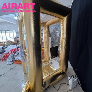 Cabine gonflable de caisse d'or de <span class=keywords><strong>jouet</strong></span> d'activité de taille personnalisée de 3m, distributeur de billets gonflable - Product Image 2