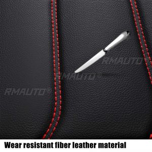 1PC Housse de siège de voiture universelle de luxe en cuir PU, imperméable, respirante, coussin de protection pour siège de voiture, compatible avec la plupart des SUV - Product Image 4