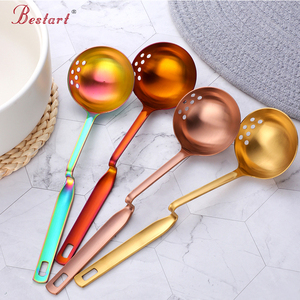 <strong>Kitchen</strong> <strong>Accessories</strong> Stainless Steel <strong>Gold</strong> Kitchenware Cooking Tools Soup Spoon <strong>Kitchen</strong> Utensil Scoop Ladle - Product Image 3