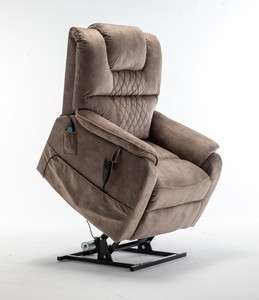 Sillón Reclinable Eléctrico con Diseño Moderno, Motor de 180°, Totalmente Plano, Patas Metálicas Extensibles, Asiento Extra Grande de 25'' para Personas Mayores - Product Image 3