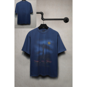 T-shirts imprimés style BAL <span class=keywords><strong>PARIS</strong></span> pour hommes, édition correcte, qualité supérieure, 100 % coton, manches courtes, unisexe, T-shirt de luxe, été 2026 - Product Image 3