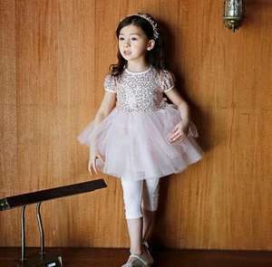 Ropa para Niños Pequeños, Vestidos Modernos de Verano para Niñas con Flores para Fiestas - Product Image 4