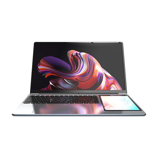 Brand New Double Screen Notebook 15.6"+7" Intel Celeron N100 16GB RAM Windows 11 Dual Screen Touch Office Business Laptops
