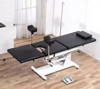 Table d'examen gynécologique portable avec étriers – Chaise d'examen médical manuelle pour gynécologie