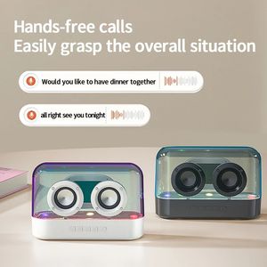Hot bán <span class=keywords><strong>K9</strong></span> trong suốt Acrylic RGB ánh sáng đầy màu sắc <span class=keywords><strong>Bluetooth</strong></span> Loa kênh 2.0 đa chức năng loa không dây - Product Image 3