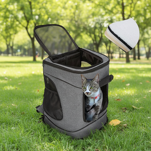 Pet Carrier Pet <strong>Backpack</strong> <strong>for</strong> Small <strong>Dogs</strong> Cats Puppies Pet Travel Bag Airline Approved With Mesh Window Soft Mat Bags <strong>for</strong> Hiking - Product Image 1