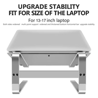 Nouveau support vertical pour ordinateur portable de haute qualité à double base avec dissipation thermique par semi-conducteurs
