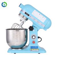 Commercial Kitchen <strong>Equipment</strong>: 7L Cream and Egg Dough Mixer with Food Holder for Wheat Flour, Corn, Milk, and Nuts -New Condition