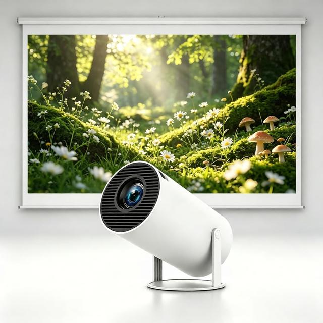 Hot HY300 Smart Portable Projecteur HY300 Pro Plus Projector Android 12 Wifi Game Proyector HY300 Pro+ Mini Video Projectors