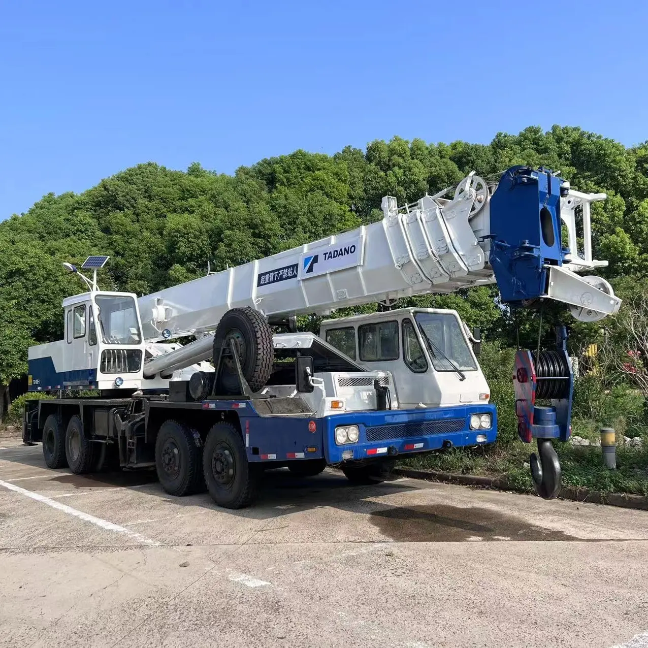 Best price used TADANO 50 ton TG500E-3 truck mounted crane for sale