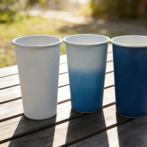 Tasse à café en aluminium personnalisée de 450 ml, monocouche, à changement de couleur (chaud/froid), pour boissons froides, en aluminium de qualité alimentaire - Product Image 1