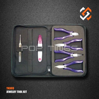 Kit d'outils pour bijoux Pop Tings, 5 pièces, kit de pinces pour bijoux TK004, ensemble d'outils de perlage