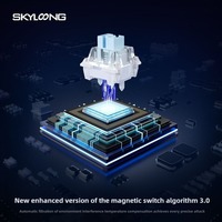 Keyboard Skyloong GK61HE dengan Saklar Magnetik, Aluminium, 8K, Latensi Rendah 0.125ms, Tanpa Dead Zone, Keyboard Gamer Valorant, Custom OEM/ODM