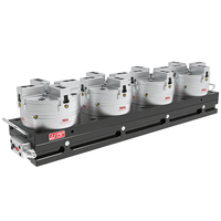 Dispositif de serrage auto-centrant hydraulique flottant sur mesure pour le maintien d'objets sur tour