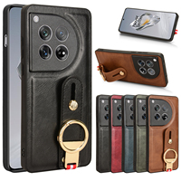 Housse de protection multifonctionnelle en cuir PU avec dragonne pour OnePlus ACE3/12R Coque arrière