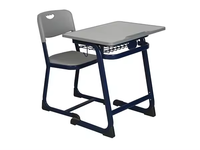 Ensemble de chaises d'étudiant en classe d'école réglables en hauteur ensemble de bureau mobilier scolaire table d'étude et chaise