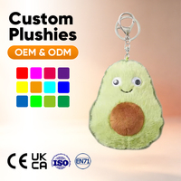 Porte-clés en peluche douce et moelleuse en forme de renard, pendentif de dessin animé, porte-clés, décoration de sac pour filles