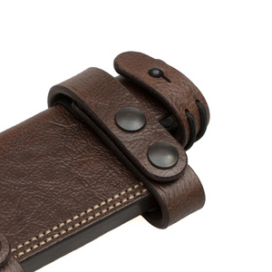 Top Quality Outdoor Cowhide Leather Folding Pocket Knife New Design Outdoor Camping Handmade Forged Knives Cover - Product Image 6