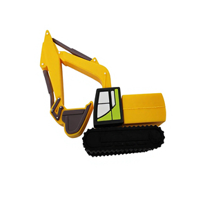 <span class=keywords><strong>Chiavetta</strong></span> USB Personalizzata in PVC a Forma di Escavatore, Design a Tema Macchinari, Pendrive Creativa, Memoria USB 8GB 16GB - Product Image 4