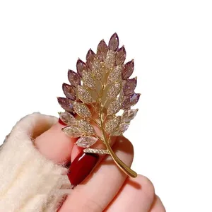 Tuyết Ngọc Trai Pha Lê Trâm Thời Trang Cá Tính Hoa Corsage Với Phụ Kiện Cho Phụ Nữ Của Quần Áo Zircon