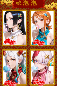 การ์ดสะสมอนิเมะเทพธิดา Qixing Cultural One Pieced Board Playing Game Card Doujin CCG TCG ของขวัญสำหรับแฟนๆ - Product Image 3