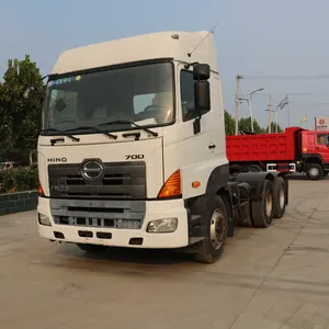 Nuevo y usado Venta caliente HINO transporte volquete camión remolque Hino 700 camión tractor para Tanzania