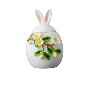 رخيصة صغيرة سيراميك ديكور مصنوع يدويًا تماثيل أرانب بورسلين - Product Image 2