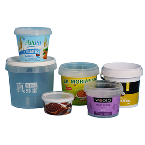 Atacado Hermético Comida Aprovado Vazio Baldes Personalizados com Tampa Bebida Plástica Balde Algodão Doce Pequenos Baldes De Impressão - Product Image 3