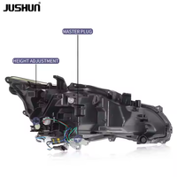Phares LED à trois lentilles JUSHUN pour Lexus CT CT200 2013-2017, feux de jour, clignotants, plug and play