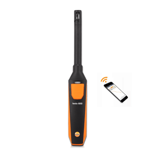 เครื่องวัดอุณหภูมิและความชื้น Testo 605i ใช้งานผ่านสมาร์ทโฟน ได้รับการรับรองมาตรฐาน CE สำหรับงานอุตสาหกรรม แบบพกพา ปรับแต่งได้ตามความต้องการของ OEM รับประกัน 1 ปี - Product Image 1