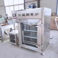 Four à fumage automatique pour aliments : machine à fumer le poisson, la viande, les saucisses, le poulet, la dinde, le saumon, le canard, le bœuf (fumage à chaud et à froid)