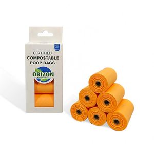 Eco Friendly Sustainable High Quality Custom Logo Printed Biodegradable <b>Compostable</b> Plastic ASTM D6400 Certified Dog Poop Bags - Product Image 2
