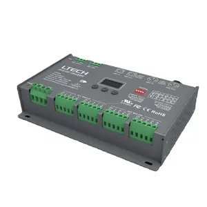 Ltech 16CH 3a CV DMX512 RDMデコーダーLT-916 l DIM/CT/RGB/RGBWアプリコントロールステージ照明用リモート設定