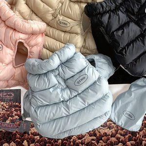 Gilet de luxe pour animaux de compagnie automne-hiver, couleur Morandi coréenne, vêtements simples et chauds en laine et fourrure, motif imprimé animal, taille XL, pour petits chiens et chats - Product Image 2