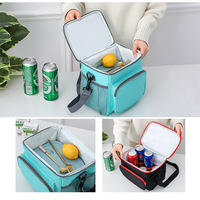 Sac à déjeuner isotherme en tissu Oxford tendance, grande capacité 10L, sac isotherme thermique, étanche, multi-poches, bandoulière, pour le travail, le pique-nique