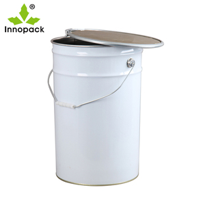 Seau métallique de 20L à revêtement interne à impression personnalisée avec deux poignées et bec verseur pour la peinture au latex - Product Image 5