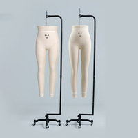 Mannequin de couture femme européen pour bas du corps, mannequin de coupe pour pantalon homme, personnalisable pour la confection de patrons et la couture