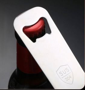 High Quality Custom 304 Stainless Steel Simple Beer Bottle Opener Creative Lever Type Wine Utensil Business Promotional <b>Gifts</b> - Product Image 3
