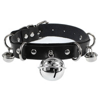 Collar de cuero PU con forma de corazón y pinchos, estilo punk gótico, para hombre y mujer, collar de motero, collar de rock con tachuelas