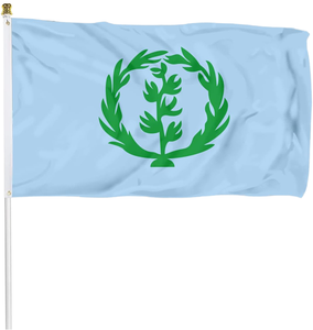 Bandera Nacional Eritrea de Alta Calidad Personalizada con <span class=keywords><strong>Historia</strong></span> de 1952-1961, Impresión Digital de Doble Cara, Duradera para Exteriores, de Poliéster - Product Image 1