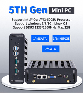 Máy chủ máy tính mini mới 2x10G SFP + 2.5g i3 n355 n305 N150 N100 2xnvme DDR5 mềm định tuyến proxmox-cho công nghiệp sử dụng UK Cắm 4 lõi - Product Image 2