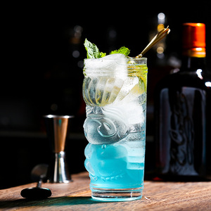 Ly Thủy Tinh Không Chì 420Ml Totems Grimace Hawaii Sáng Tạo Ly Tiki Ly Cocktail Quán Bar Tiki - Product Image 6