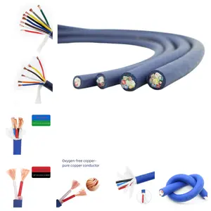 Fil de haut-parleur 2 conducteurs de calibre 14 2mm2 2.0 fil extérieur cuivre PVC câble de haut-parleur Flexible Super doux câble de haut-parleur 14 Ga