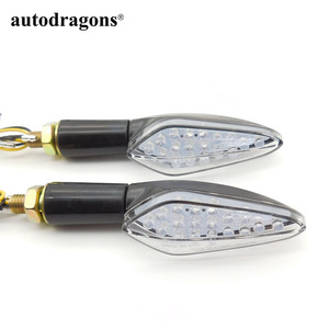 ADT Universal - Kit de Luces Intermitentes Delanteras para Motocicleta, 18 LED Amarillos, Mini, Lente Transparente, Luces de Giro para Moto - Product Image 4