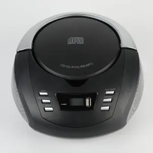 Çin fabrika satıcı CD/Fm/USB/MP3/LCD ekran Boombox taşınabilir ses özel CD çalar